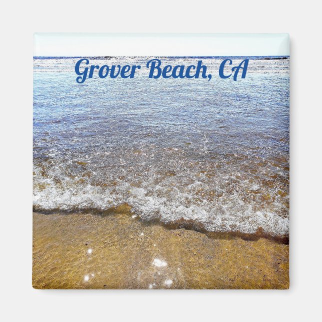 Grover Beach, CA Souvenir Fridge Magnet (Front)