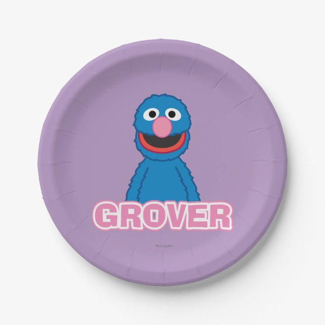 Grover Classic Style Paper Plate (Front)