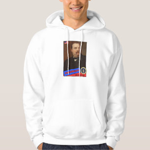 Grover Cleveland Baseball Card Hoodie