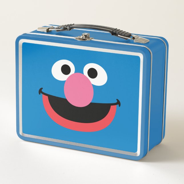 Grover Face Art Metal Lunch Box (Front)