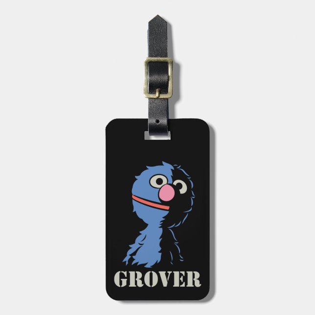 Grover Half Luggage Tag (Front Vertical)