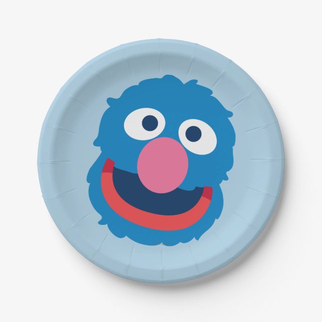 Grover Head Paper Plate (Front)