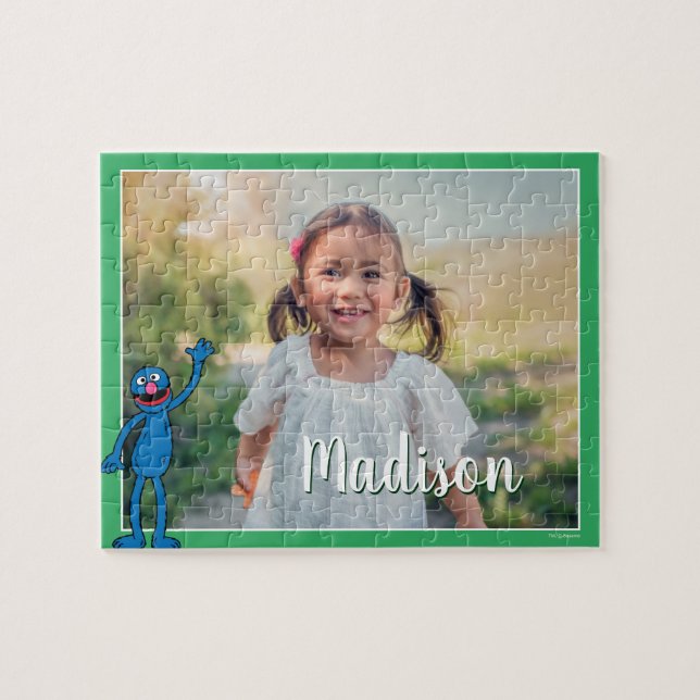 Grover Personalised Photo Jigsaw Puzzle (Horizontal)
