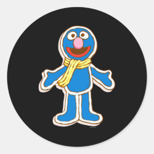 Grover Reindeer  Classic Round Sticker