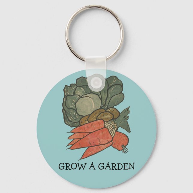 Grow a Garden Key Ring (Front)
