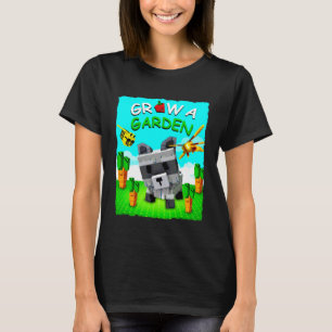 Grow a Garden Racoon Dragonfly Bee Gamer Pets T-Shirt
