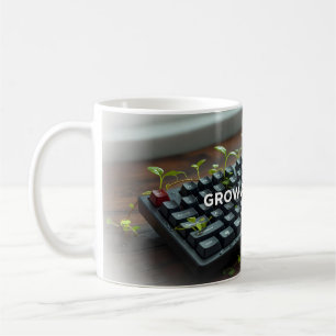 Grow Anywhere Keyboard Ceramic Coffee Mug