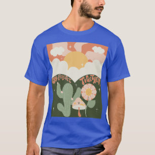 Grow Differently Together Flower Cactus and Mushro T-Shirt