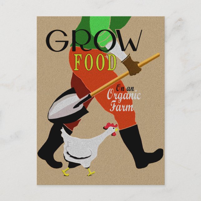 Grow Food Postcard (Front)