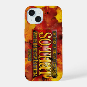 "Grow in dreams" Inspirational Quote iPhone 15 Case