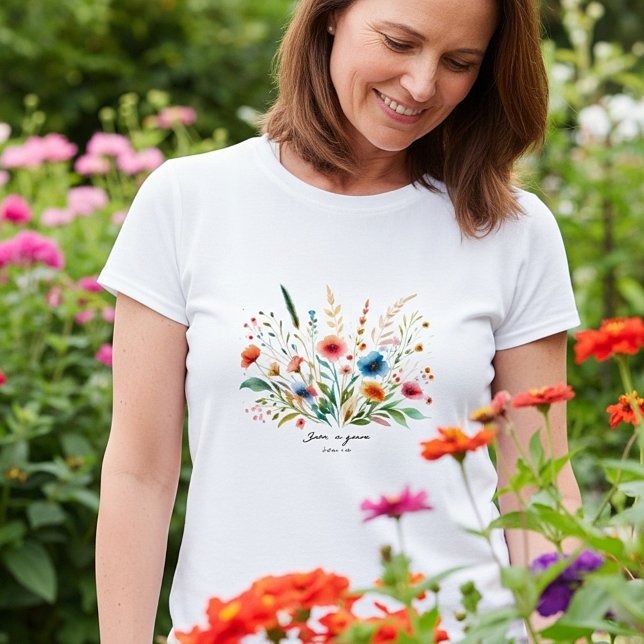 Grow in Grace floral T-Shirt (Creator Uploaded)
