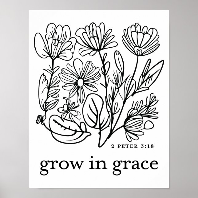 Grow in Grace Poster (Front)
