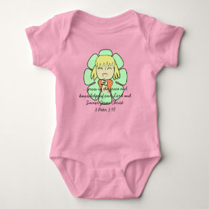 Grow in the grace of our Lord Saviour Jesus Christ Baby Bodysuit