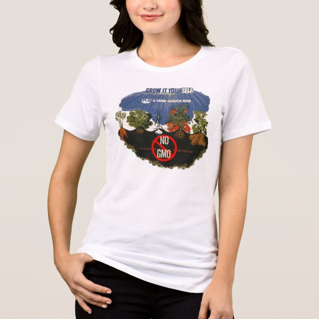 Grow it Yourself NO GMO Tri-Blend Shirt (Front)