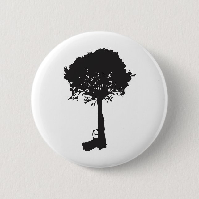 grow-peace 6 cm round badge (Front)
