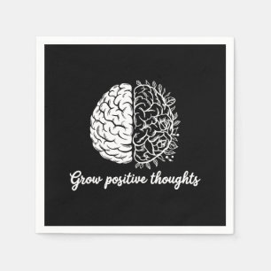 Grow Positive Thoughts – Inspirational Napkin