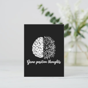 Grow Positive Thoughts – Inspirational Postcard