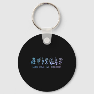 Grow Positive Thoughts Mental Health Suicide Aware Key Ring