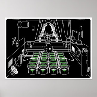 Grow Room Hydroponics Poster