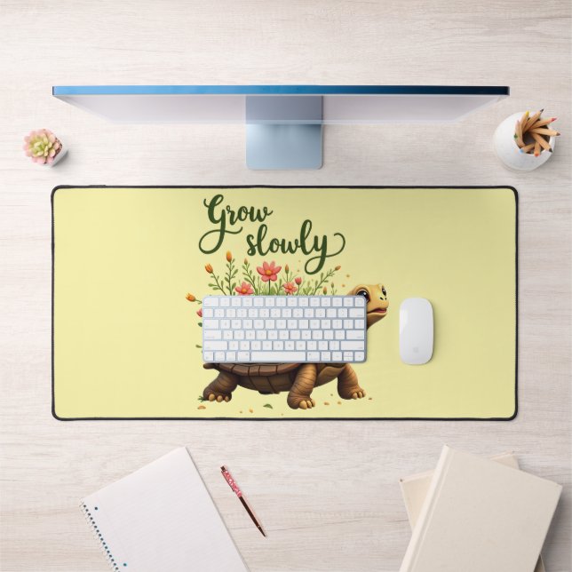 Grow Slowly Desk Mat (Office 1)