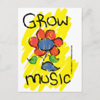 Grow Some Music. Cool Musical Flower Design