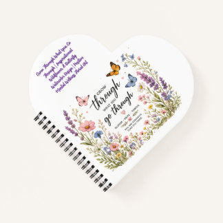 Grow Through What You Go Through | Inspirational W Notebook