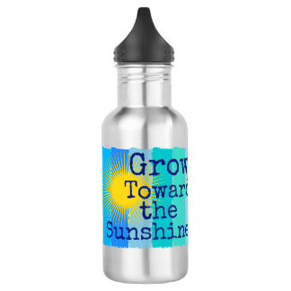 Grow towards the sunshine 532 ml water bottle