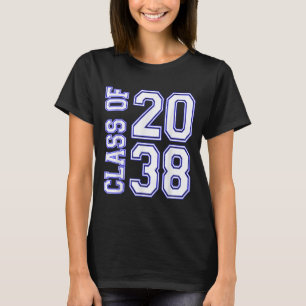 Grow With Me Cl Of 2038 Graduation Back To School T-Shirt