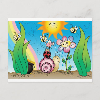 Grow with me! Grandit avec moi! #2 Postcard