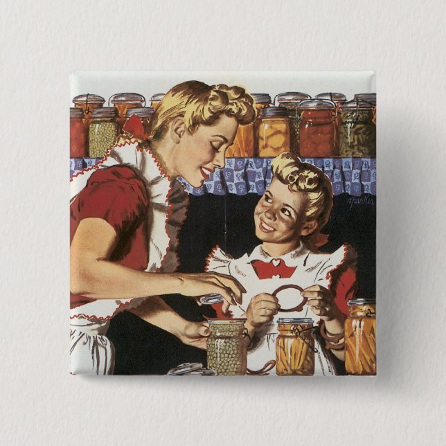 Grow Your Own, Can Your Own 15 Cm Square Badge (Front)