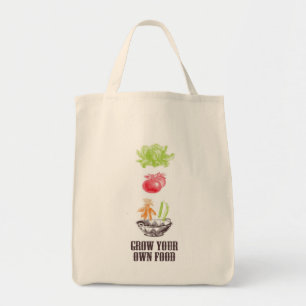 Grow Your Own Food Grocery Tote Bag