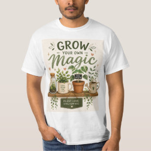 Grow Your Own Magic Mini Garden Aesthetic Plant T-Shirt