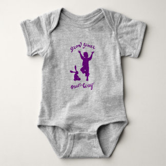 Grow Your Own Way Baby ~ Creative Yoga Inspired Baby Bodysuit