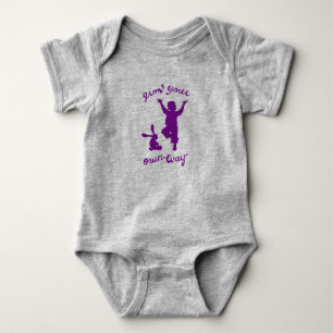 Grow Your Own Way Baby ~ Creative Yoga Inspired Bodysuit