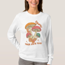Grow Your Own Way Retro Mushroom & Flower