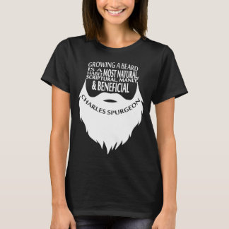Growing a Beard Quote Christian Charles Spurgeon T-Shirt
