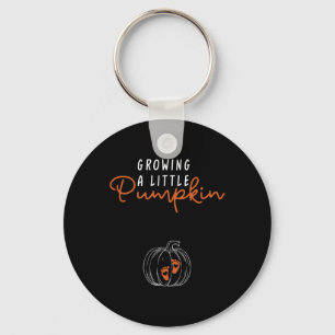 Growing A Little Pumpkin Fall Thanksgiving Key Ring