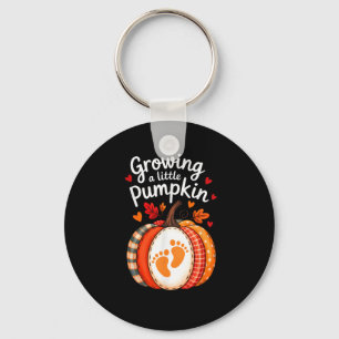 Growing A Little Pumpkin Maternity Pregnancy Thank Key Ring