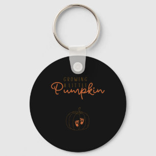 Growing A Little Pumpkin Pregnancy Reveal Hallowee Key Ring