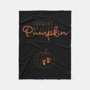 Growing A Little Pumpkin Thanksgiving Pregnancy An Fleece Blanket