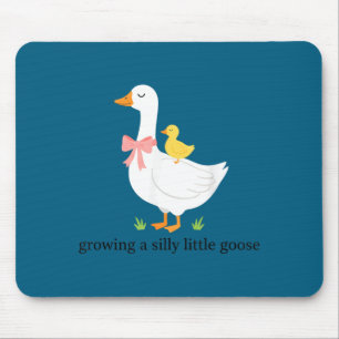 Growing a silly little goose pregnancy mouse pad