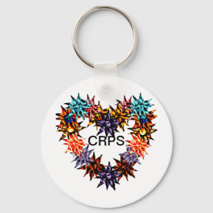 Growing Awareness Lava Blooms Heart Key Ring