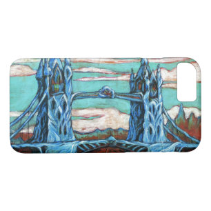 Growing Bridge in a fantasy city iPhone 8/7 Case