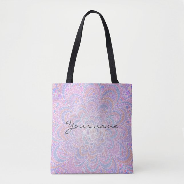 Growing Circle - geometric pattern - Tote Bag (Front)