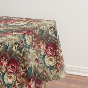Growing Grotesque – Gothic Floral Tablecloth