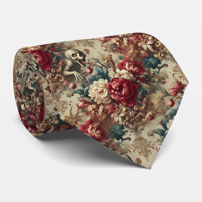 Growing Grotesque – Gothic Victorian  Tie (Rolled)