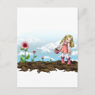 Growing Hearts Postcard