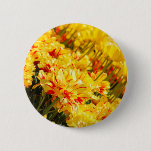 Growing in Gold 6 Cm Round Badge