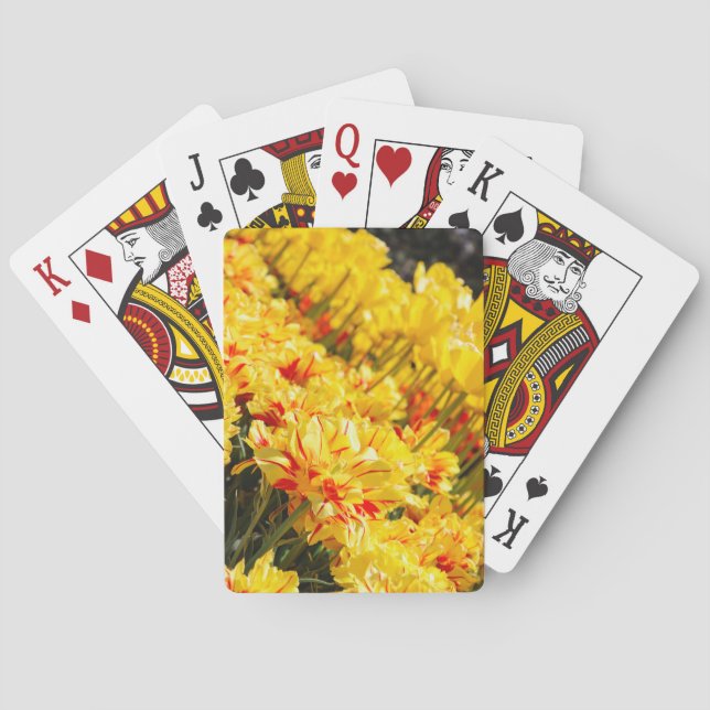 Growing in Gold  Playing Cards (Back)