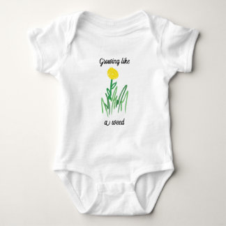 Growing like a weed baby bodysuit
